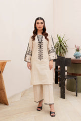 GULMINAY 6032 - EMBROIDERY 2PC LAWN DRESS