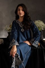 GULMINAY 4302 - EMBROIDERY 2PC LAWN DRESS