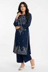 Mahnoor - Unstiched Embroidered 2PC Lawn