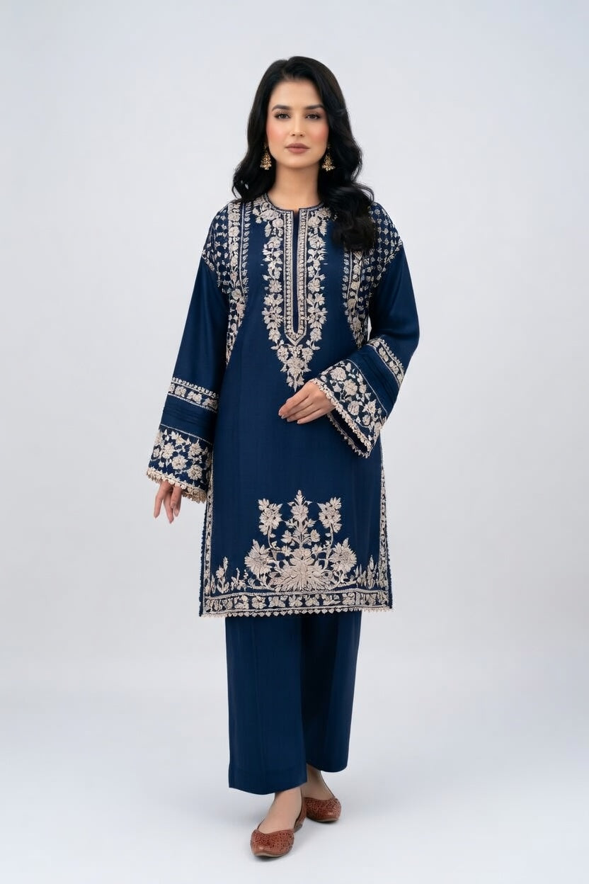 Aabroo - Unstiched Embroidered 2PC Lawn