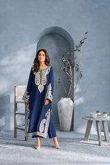 Mahveen-✦-Premium Unstitched Dhanak Embroidered 2pc Suit