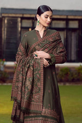 Bareeze-✦-Premium Unstitched Dhanak Embroidered 3pc Suit