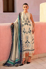Sehar-Women's Premium Embroidered Lawn 3-Piece Suit – Skin | Unstitched