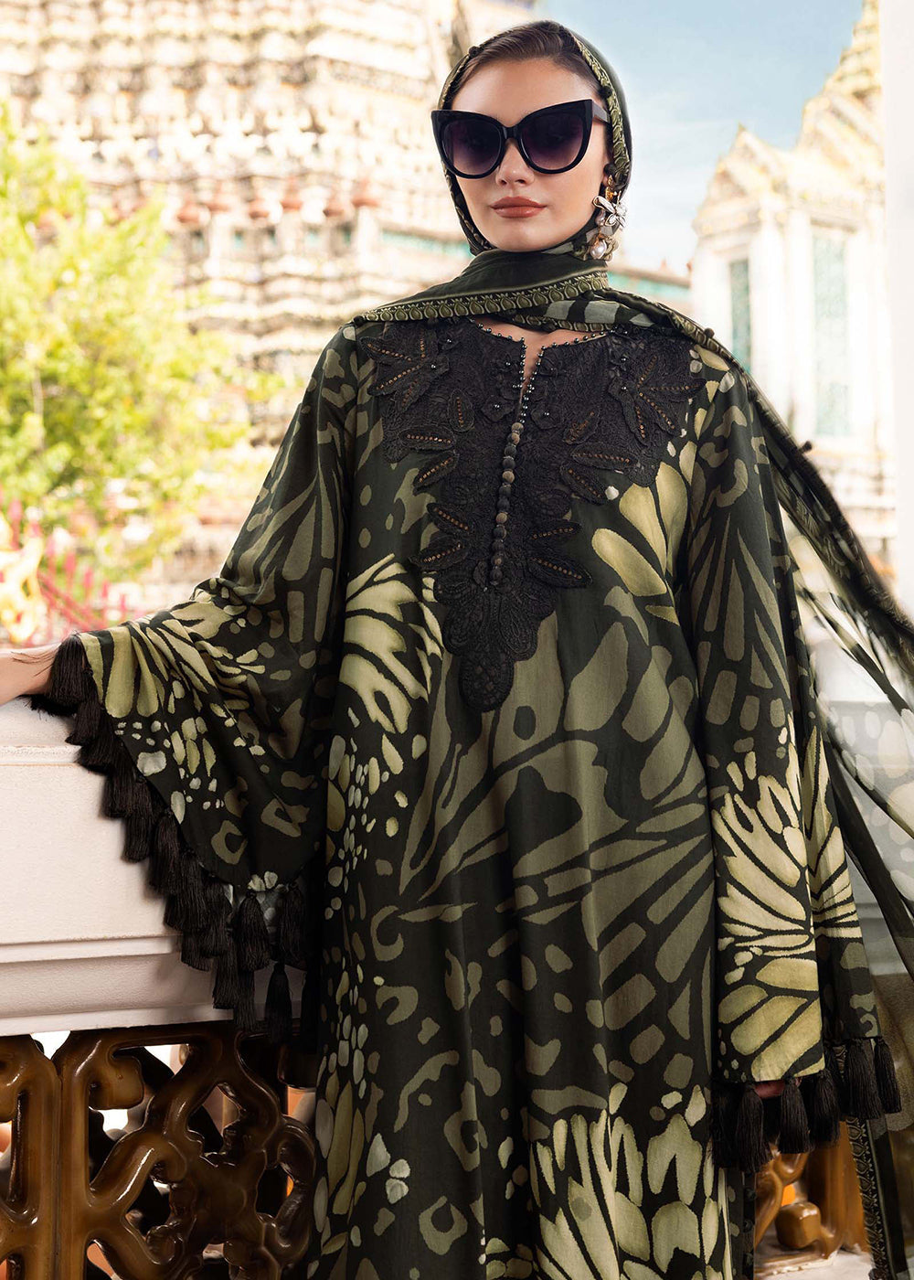 Sahil-Unstiched Lawn 3pc Printed