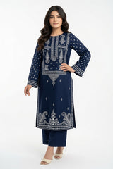 Mahnoor - Unstiched Embroidered 2PC Lawn