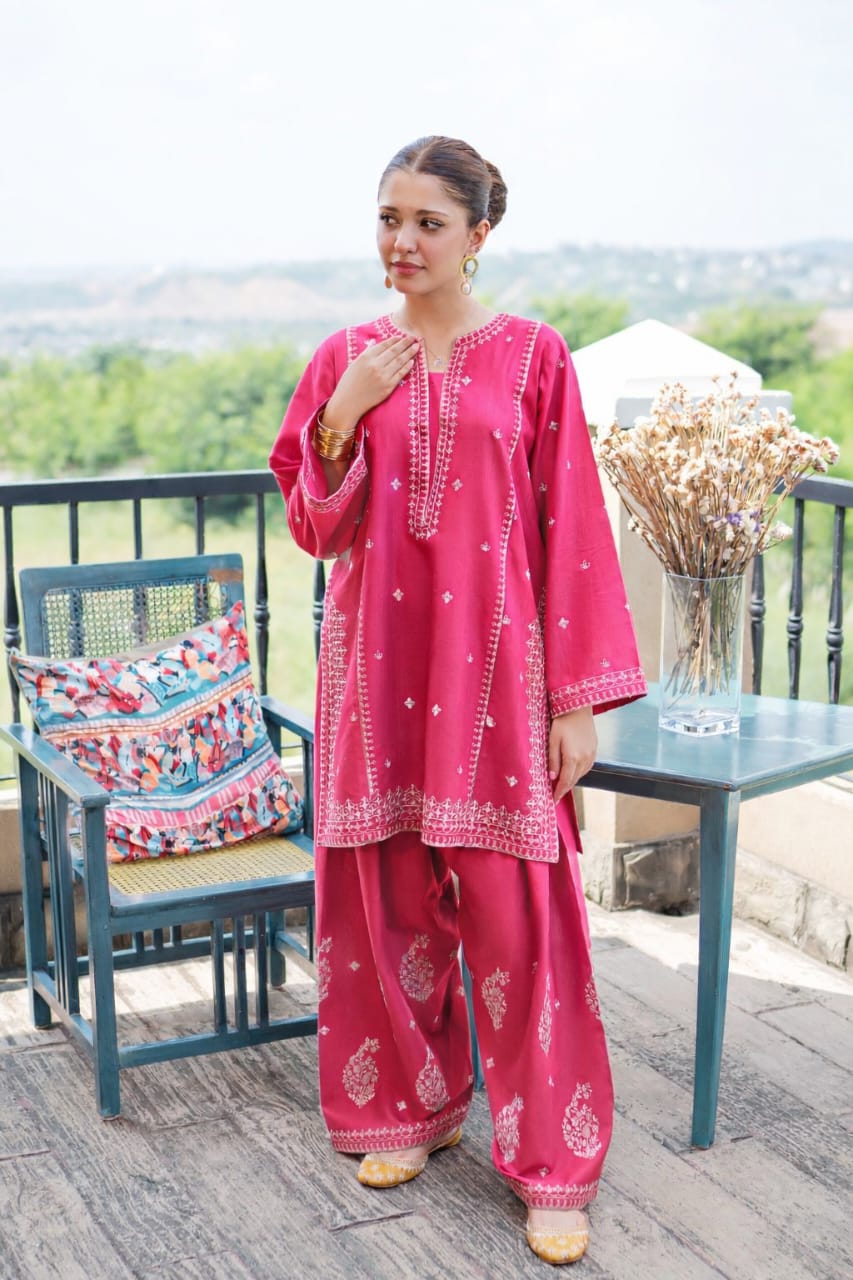 Noore - Unstiched Embroidered 2PC Lawn