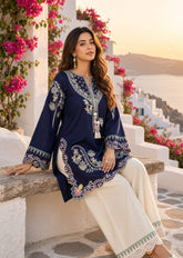 Laraib-✦-Premium Unstitched Dhanak Embroidered 2pc Suit