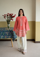 Lamha-Unstiched Embroidered 2PC Lawn