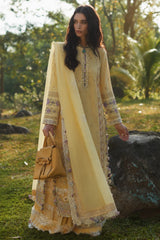 Kayseria-Unstiched Lawn 3pc Embroidered