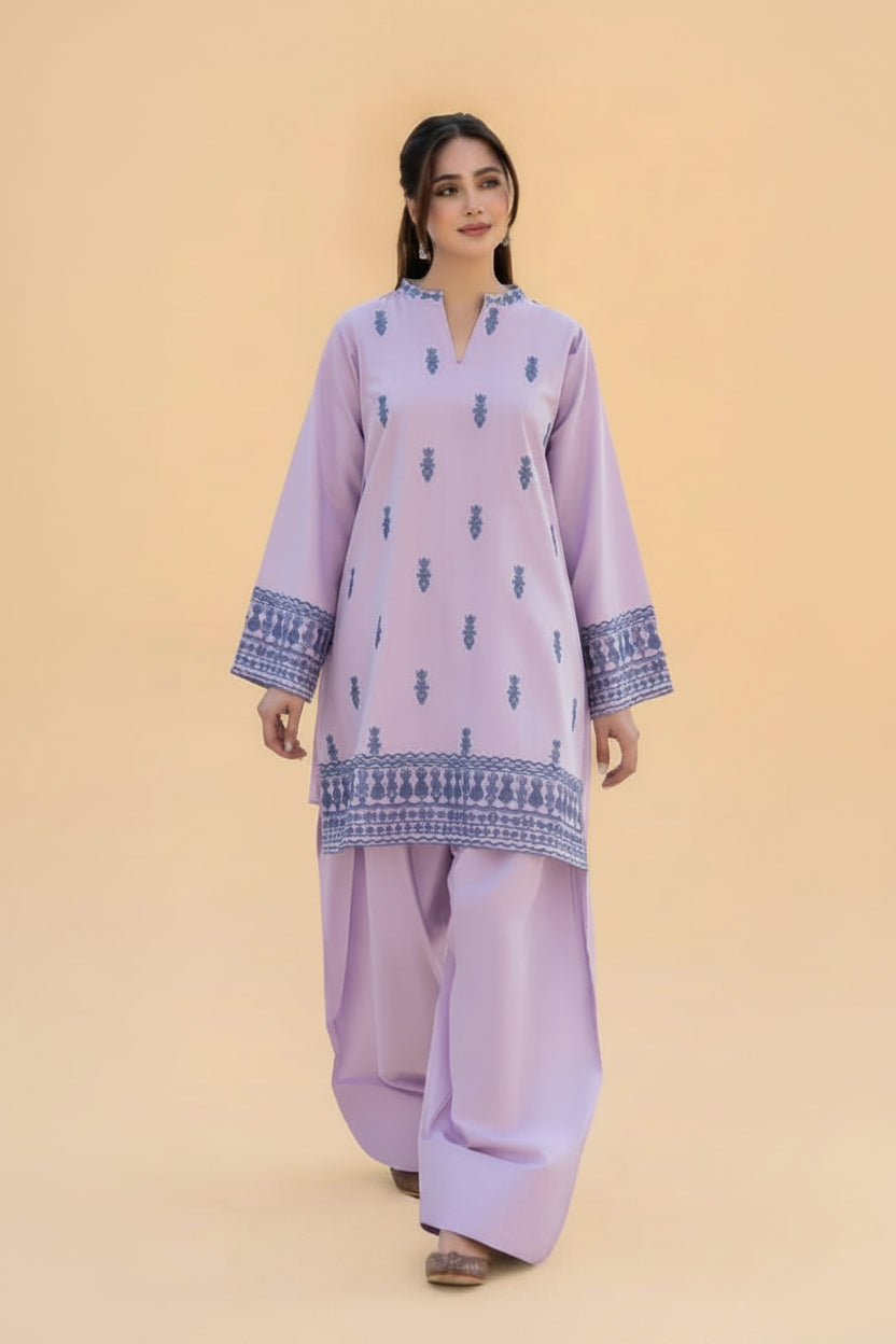 Saba - Unstiched Embroidered 2PC Lawn