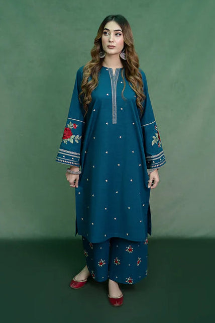 Mahveen - Unstiched Embroidered 2PC Lawn