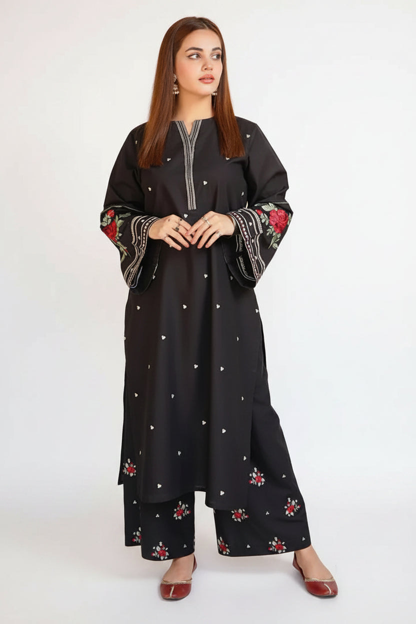 Mahveen - Unstiched Embroidered 2PC Lawn