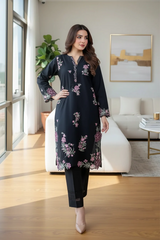 Zara-✦-Premium Unstitched Dhanak Embroidered 2pc Suit