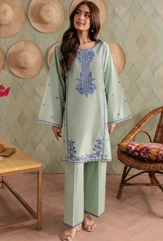 GULMINAY 3897 - EMBROIDERY 2PC LAWN DRESS