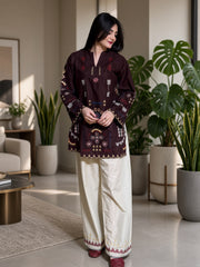 Ramta-✦-Premium Unstitched Dhanak Embroidered 2pc Suit