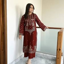 Mahnoor - Unstiched Embroidered 2PC Lawn
