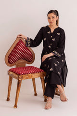Ethnic-✦-Premium Unstitched Dhanak Embroidered 2pc Suit