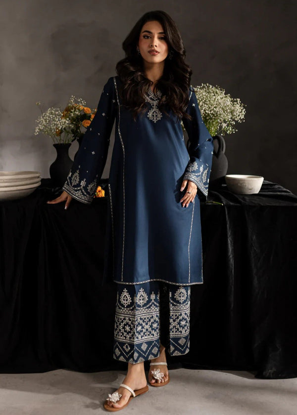 Lashari-Unstiched Embroidered 2PC Lawn