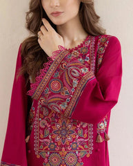 Zareen-✦-Premium Unstitched Dhanak Embroidered 2pc Suit