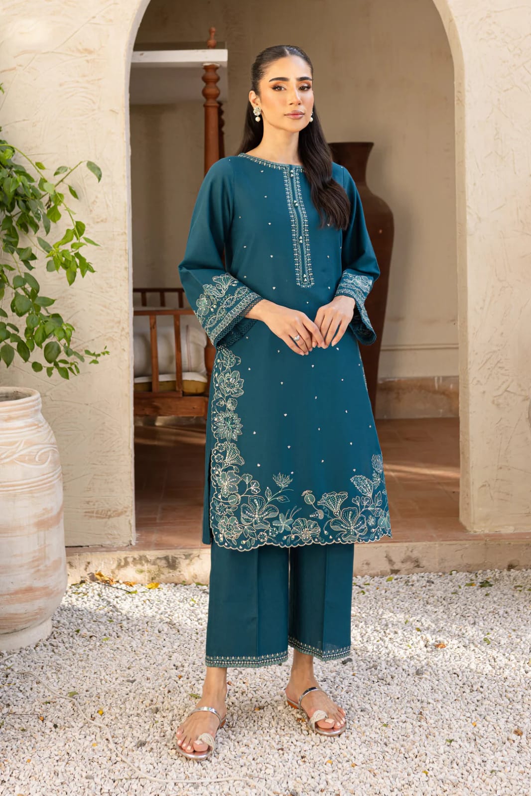 Wania - Unstiched Embroidered 2PC Lawn