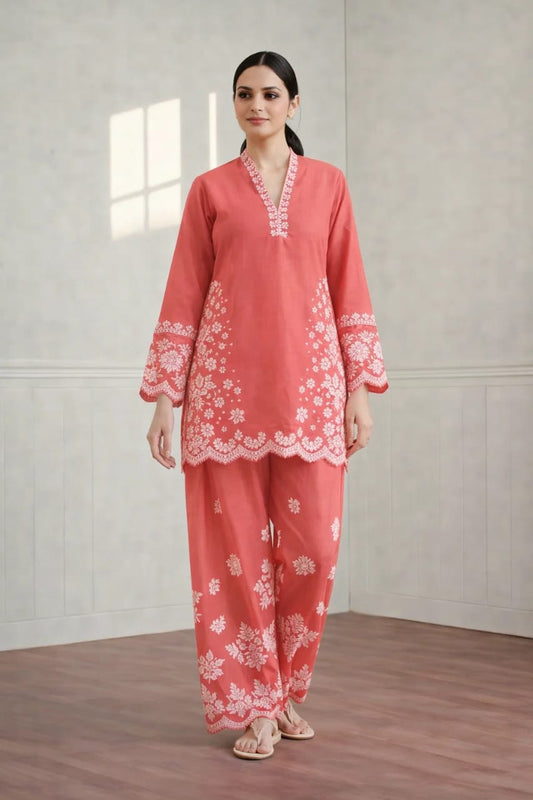 Zimal – Unstiched Premium Embroidered Lawn 2pc