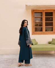 Chantelle-✦-Premium Unstitched Dhanak Embroidered 2pc Suit