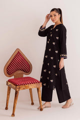 Ethnic-✦-Premium Unstitched Dhanak Embroidered 2pc Suit