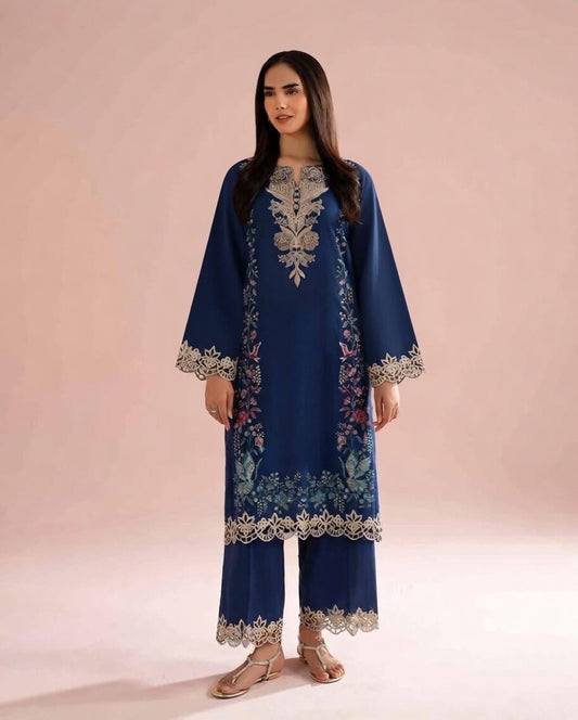 Pardes-Unstiched Embroidered 2PC Lawn