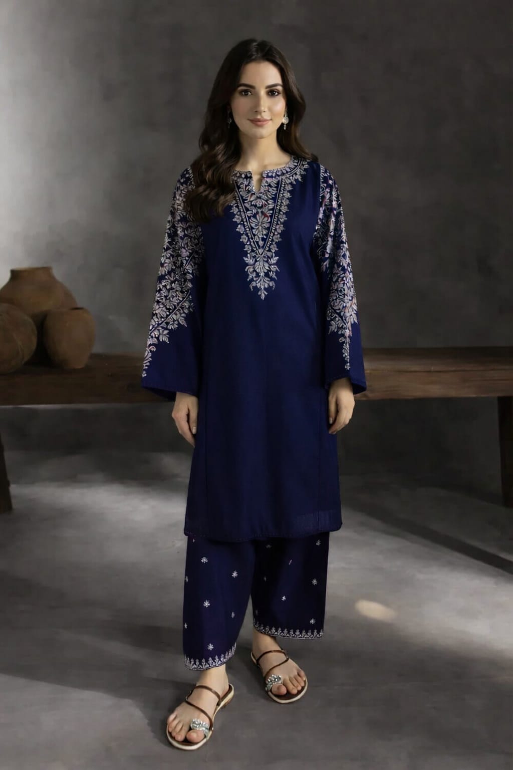 Chanchal - Unstiched Embroidered 2PC Lawn