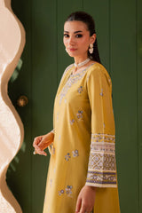 Zarif-✦-Premium Unstitched Dhanak Embroidered 2pc Suit