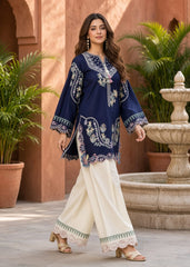 Laraib-✦-Premium Unstitched Dhanak Embroidered 2pc Suit