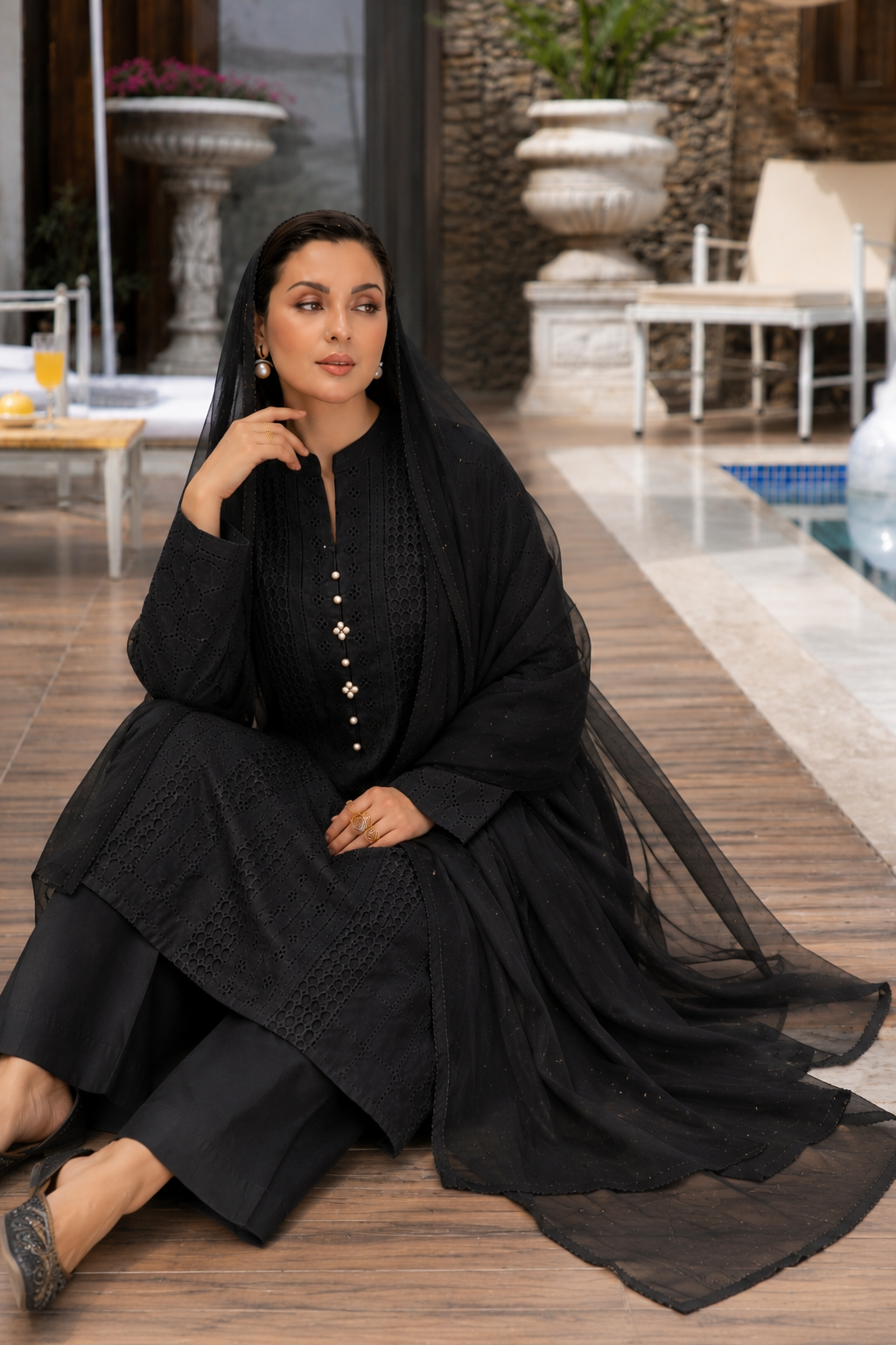 Khak-E-Karbala-Unstiched Embroidered 3PC Lawn