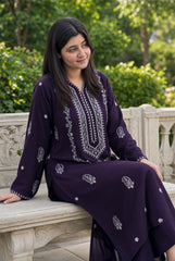 Afsheen-✦-Premium Unstitched Dhanak Embroidered 2pc Suit