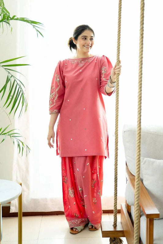 Naqsh-Unstiched Embroidered 2PC Lawn