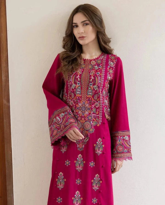 GULMINAY 6890 - EMBROIDERY 2PC LAWN DRESS UNSTITCHED