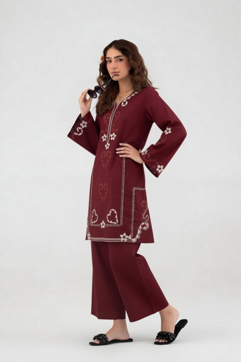 Kayseria-Unstiched Embroidered 2PC Lawn