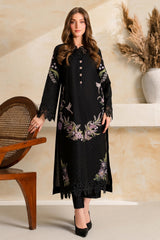 Kyra-✦-Premium Unstitched Dhanak Embroidered 2pc Suit