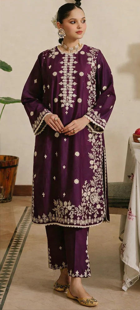 GULMINAY 5531 - EMBROIDERY 2PC LAWN DRESS