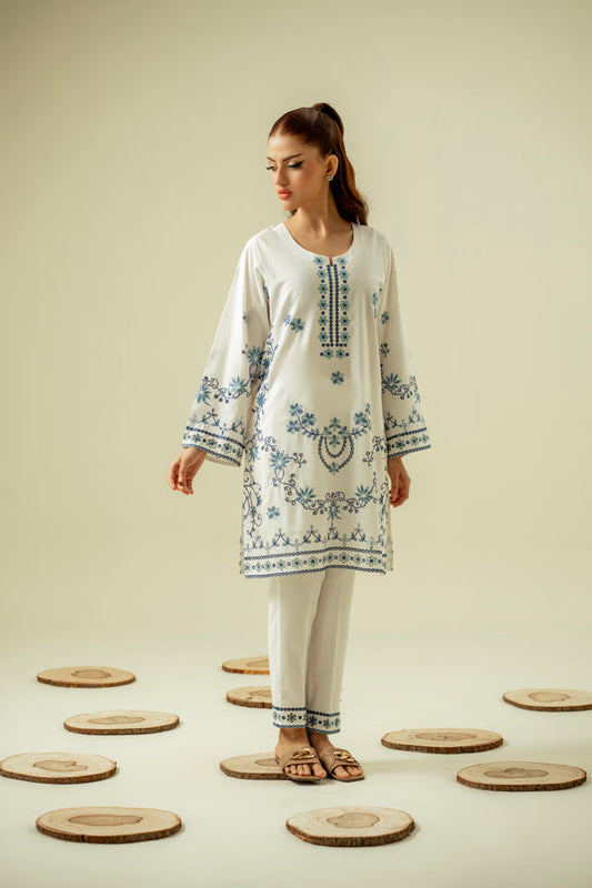 Sahil-Unstiched Embroidered 2PC Lawn