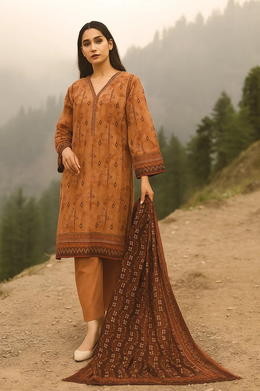 Gul-Mina Lawn Digital Print 3pc