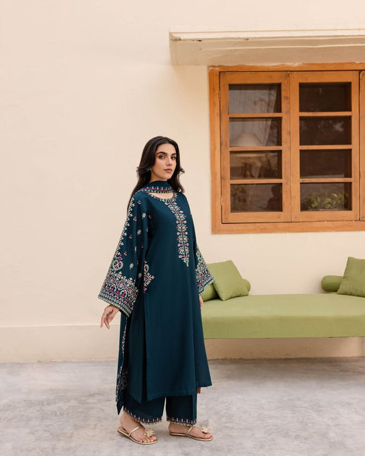 Aahat-Unstiched Embroidered 2PC Lawn