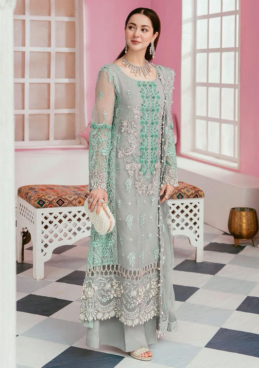 ELAAF BRIDAL LUXURY FRONT FULL HEAVY EMBROIDERED 3PC COLLECTION D-/269