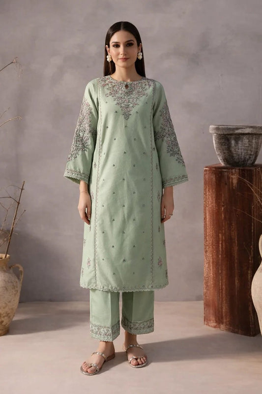 Abeeha - Unstiched Embroidered 2PC Lawn