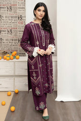 Zeyora - Unstiched Embroidered 2PC Lawn