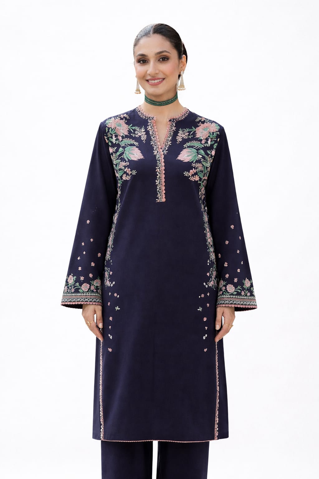 Zyra-Unstiched Embroidered 2PC Lawn