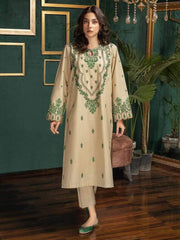 Gul Bareen - Women's Premium Embroidered Lawn 2-Piece Suit – Skin | Unstitched
