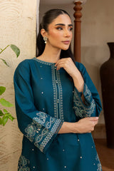 Wania-✦-Premium Unstitched Dhanak Embroidered 2pc Suit