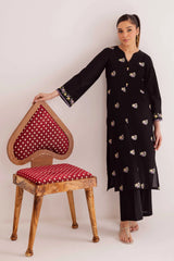 Ethnic-✦-Premium Unstitched Dhanak Embroidered 2pc Suit