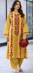 GULMINAY 3421- EMBROIDERY 2PC LAWN DRESS