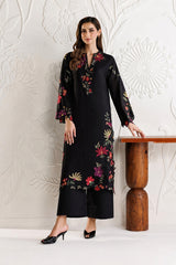 Saba-✦-Premium Unstitched Dhanak Embroidered 2pc Suit